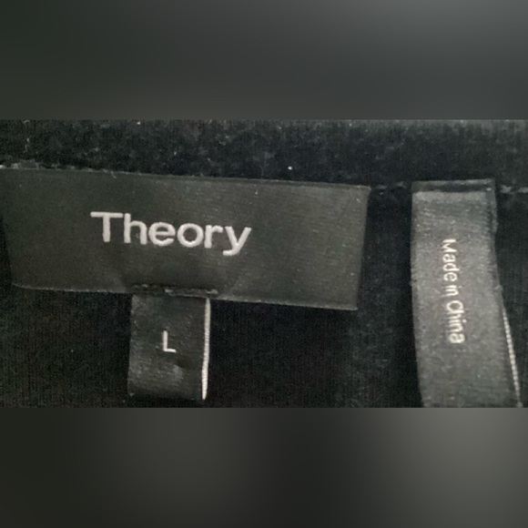 Theory Woman’s Draped Long-Sleeve Side tie Top EUC - Picture 10 of 11